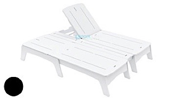 Ledge Lounger Mainstay Collection Double Chaise | Navy | LL-MS-DBC-NY