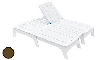 Ledge Lounger Mainstay Collection Double Chaise | Navy | LL-MS-DBC-NY