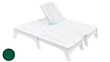 Ledge Lounger Mainstay Collection Double Chaise | Cloud | LL-MS-DBC-CD