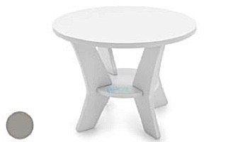 Ledge Lounger Mainstay Collection Round Outdoor Side Table | Sky Blue | LL-MS-ST-RD-SB