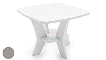 Ledge Lounger Mainstay Collection Square Outdoor Side Table | Sky Blue | LL-MS-ST-SQ-SB