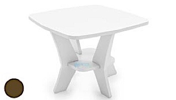 Ledge Lounger Mainstay Collection Square Outdoor Side Table | Cloud | LL-MS-ST-SQ-CD