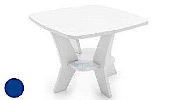 Ledge Lounger Mainstay Collection Square Outdoor Side Table | Cloud | LL-MS-ST-SQ-CD