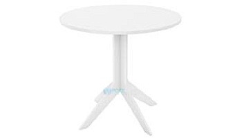 Ledge Lounger Mainstay Collection 26" Round Outdoor Bistro Table | Cloud | LL-MS-BT-26RD-CD