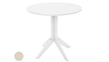 Ledge Lounger Mainstay Collection 26" Round Outdoor Bistro Table | Cloud | LL-MS-BT-26RD-CD