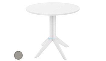 Ledge Lounger Mainstay Collection 26" Round Outdoor Bistro Table | Gray | LL-MS-BT-26RD-GRY