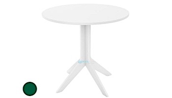 Ledge Lounger Mainstay Collection 26" Round Outdoor Bistro Table | Green | LL-MS-BT-26RD-GN