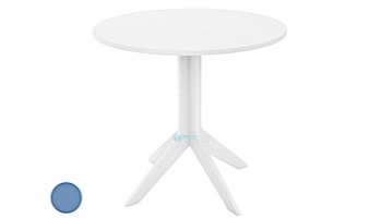 Ledge Lounger Mainstay Collection 30" Round Outdoor Bistro Table | Sky Blue | LL-MS-BT-30RD-SB