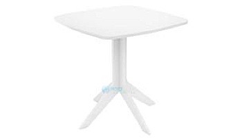 Ledge Lounger Mainstay Collection 30" Square Outdoor Bistro Table | Sky Blue | LL-MS-BT-30SQ-SB