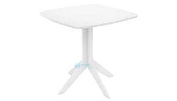 Ledge Lounger Mainstay Collection 30" Square Outdoor Bistro Table | Cloud | LL-MS-BT-30SQ-CD