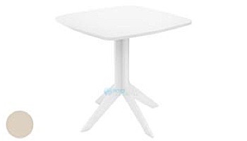 Ledge Lounger Mainstay Collection 30" Square Outdoor Bistro Table | Cloud | LL-MS-BT-30SQ-CD