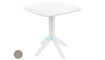 Ledge Lounger Mainstay Collection 26" Square Outdoor Bistro Table | Gray | LL-MS-BT-26SQ-GRY