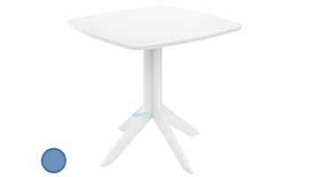 Ledge Lounger Mainstay Collection 26" Square Outdoor Bistro Table | Sky Blue | LL-MS-BT-26SQ-SB