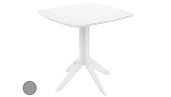 Ledge Lounger Mainstay Collection 30" Square Outdoor Bistro Table | Gray | LL-MS-BT-30SQ-GRY