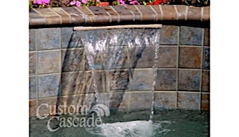 Custom Cascades 18" Waterfall | 1.5" Lip | Bottom Feed | Tan | 1000-18T-BTM