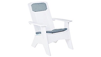 Ledge Lounger Mainstay Collection Outdoor Adirondack | White | LL-MS-A-WH | LL-MS-A-R-WH