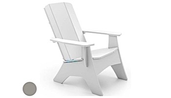 Ledge Lounger Mainstay Collection Outdoor Adirondack | Gray | LL-MS-A-GRY | LL-MS-A-R-GRY