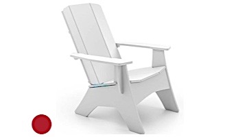 Ledge Lounger Mainstay Collection Outdoor Adirondack | Red | LL-MS-A-RD