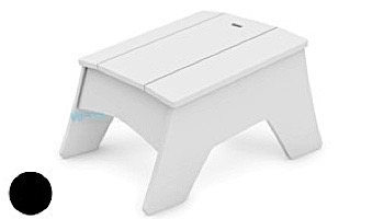 Ledge Lounger Mainstay Collection Outdoor Adirondack Ottoman | White | LL-MS-AO-WH