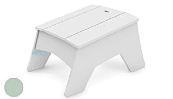 Ledge Lounger Mainstay Collection Outdoor Adirondack Ottoman | White | LL-MS-AO-WH