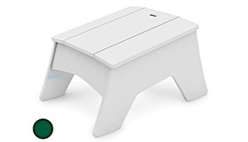 Ledge Lounger Mainstay Collection Outdoor Adirondack Ottoman | Green | LL-MS-AO-GN