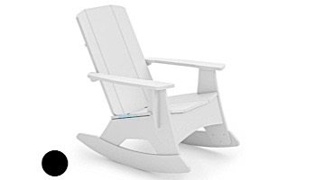 Ledge Lounger Mainstay Collection Outdoor Adirondack Rocker | Black | LL-MS-AR-BK