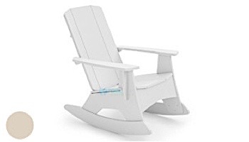 Ledge Lounger Mainstay Collection Outdoor Adirondack Rocker | White | LL-MS-AR-WH