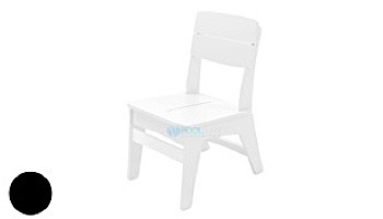 Ledge Lounger Mainstay Collection Outdoor Dining Side Chair | White | LL-MS-DC-WH