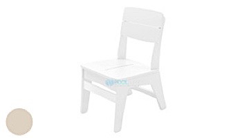 Ledge Lounger Mainstay Collection Outdoor Dining Side Chair | Gray | LL-MS-DC-GRY
