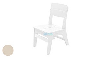 Ledge Lounger Mainstay Collection Outdoor Dining Side Chair | White | LL-MS-DC-WH