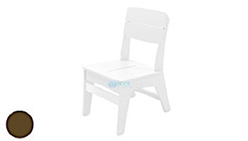 Ledge Lounger Mainstay Collection Outdoor Dining Side Chair | White | LL-MS-DC-WH