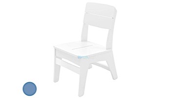 Ledge Lounger Mainstay Collection Outdoor Dining Side Chair | Sky Blue | LL-MS-DC-SB