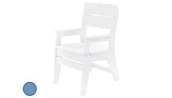 Ledge Lounger Mainstay Collection Outdoor Dinning Armchair | Sky Blue | LL-MS-DCA-SB