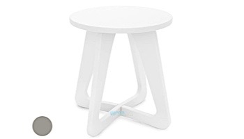 Ledge Lounger Mainstay Collection Outdoor Stool | Gray | LL-MS-SL-GRY