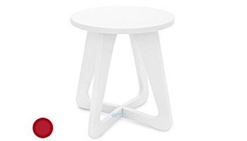 Ledge Lounger Mainstay Collection Outdoor Stool | Red | LL-MS-SL-RD