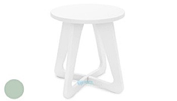 Ledge Lounger Mainstay Collection Outdoor Stool | White | LL-MS-SL-WH