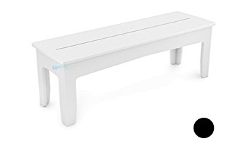 Ledge Lounger Mainstay Collection Outdoor 25" Dining Bench | Black | LL-MS-DB25-BK