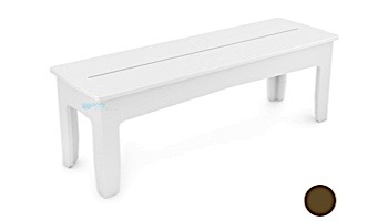 Ledge Lounger Mainstay Collection Outdoor 25" Dining Bench | Brown | LL-MS-DB25-BN