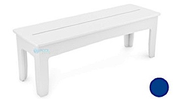 Ledge Lounger Mainstay Collection Outdoor 52" Dining Bench | Navy | LL-MS-DB52-NY