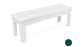 Ledge Lounger Mainstay Collection Outdoor 25" Dining Bench | Green | LL-MS-DB25-GN