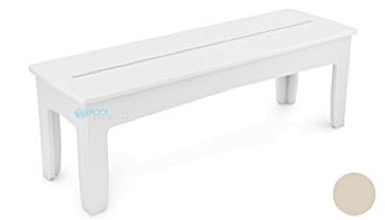 Ledge Lounger Mainstay Collection Outdoor 25" Dining Bench | Gray | LL-MS-DB25-GRY