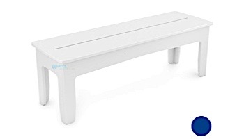 Ledge Lounger Mainstay Collection Outdoor 52" Dining Bench | Navy | LL-MS-DB52-NY