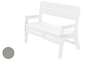 Ledge Lounger Mainstay Collection Outdoor Bench | White | LL-MS-BA-WH