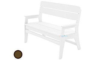 Ledge Lounger Mainstay Collection Outdoor Bench | Brown | LL-MS-BA-BN