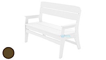 Ledge Lounger Mainstay Collection Outdoor Bench | White | LL-MS-BA-WH