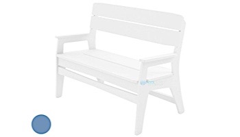 Ledge Lounger Mainstay Collection Outdoor Bench | Sky Blue | LL-MS-BA-SB