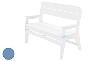 Ledge Lounger Mainstay Collection Outdoor Bench | White | LL-MS-BA-WH