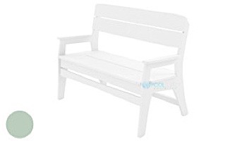 Ledge Lounger Mainstay Collection Outdoor Bench | White | LL-MS-BA-WH