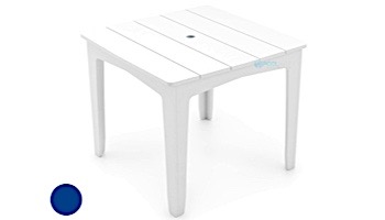 Ledge Lounger Mainstay Collection 36" Square Outdoor Dining Table | Navy | LL-MS-DT-36SQ-NY