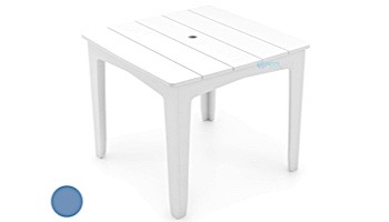 Ledge Lounger Mainstay Collection 48" Square Outdoor Dining Table | Sky Blue | LL-MS-DT-48SQ-SB